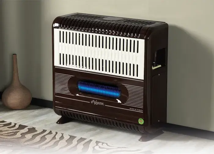 Fujiyama FHS 11000 9.3 kW Kahve Ayaklı Hermetik Soba