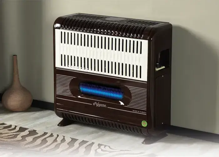 Fujiyama FHS 11000 F 9.3 kW Kahve Ayaklı Fanlı Hermetik Soba